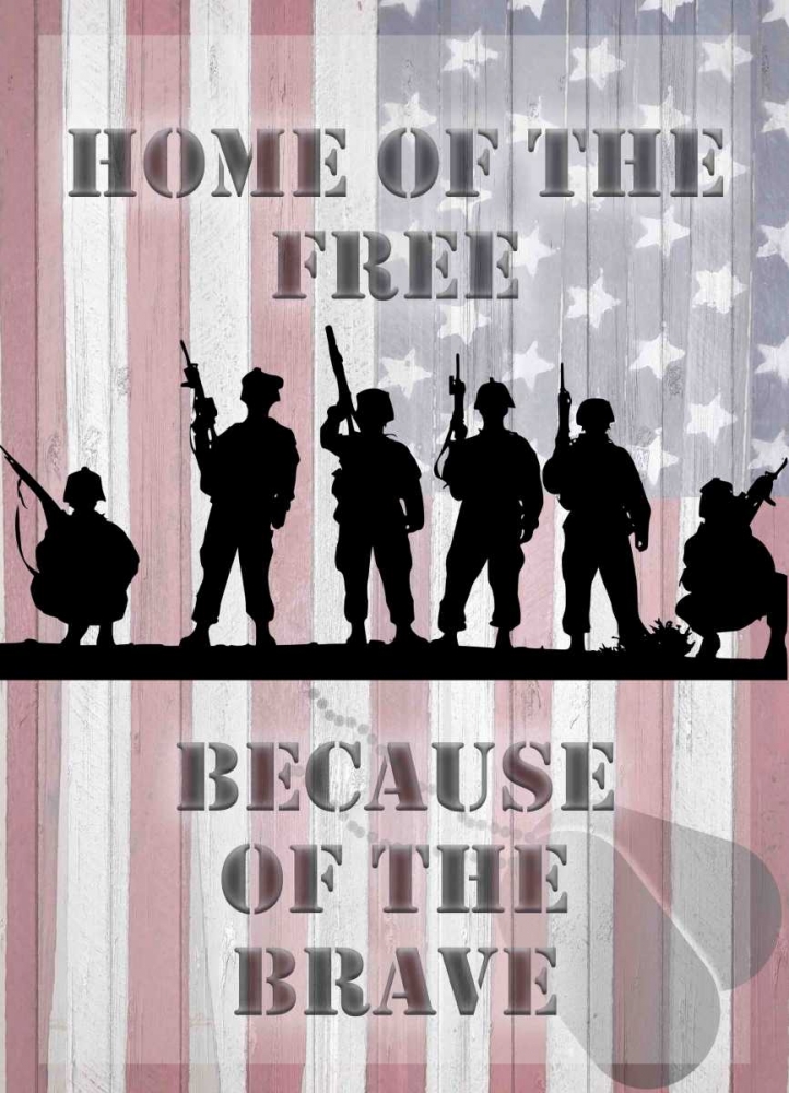 Home Of The Free art print by Kimberly Allen for $57.95 CAD