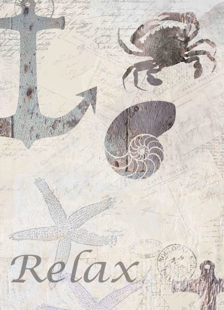 Coastal Relax art print by Kimberly Allen for $57.95 CAD