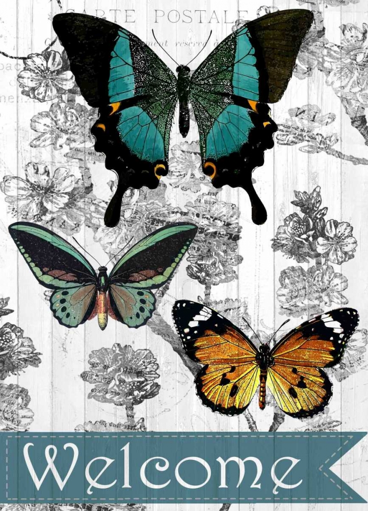 Welcome Butterflies art print by Kimberly Allen for $57.95 CAD