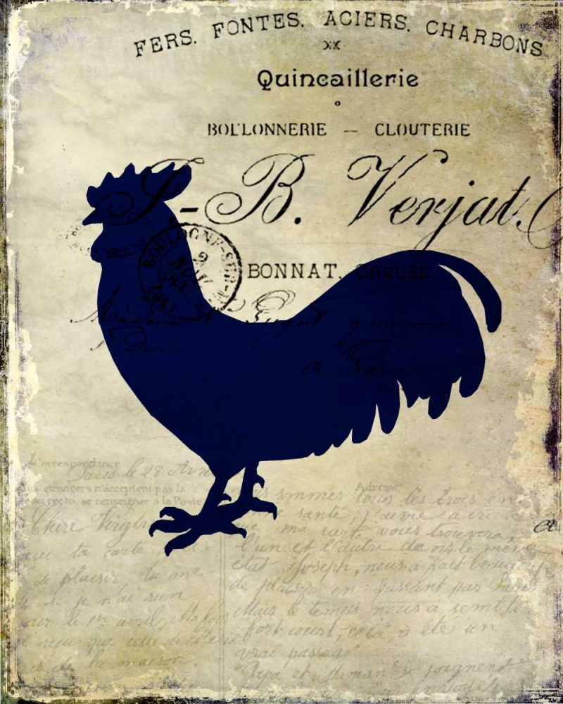 Rooster Silhouette 2 art print by Kimberly Allen for $57.95 CAD