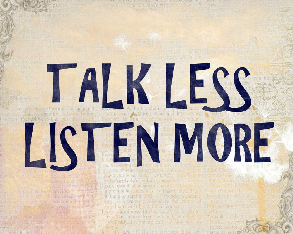 Talk Less art print by Kimberly Allen for $57.95 CAD