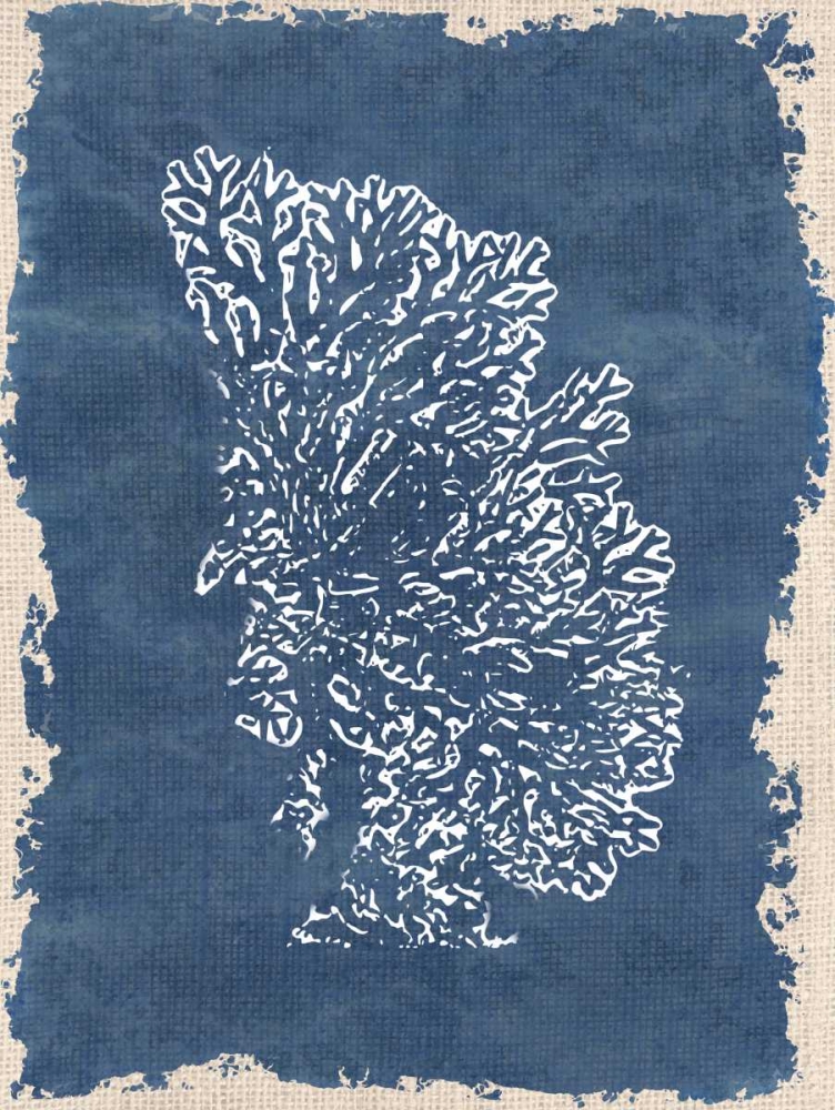 Blue Hue Coral 3 art print by Kimberly Allen for $57.95 CAD