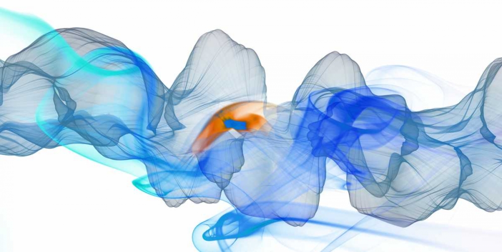 Blue Smoke V2 art print by Kimberly Allen for $57.95 CAD