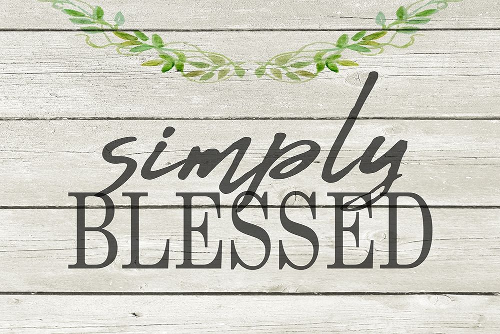 Simply Blessed art print by Kimberly Allen for $57.95 CAD