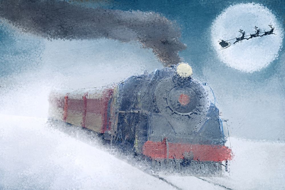 Christmas Eve Travel art print by Kimberly Allen for $57.95 CAD