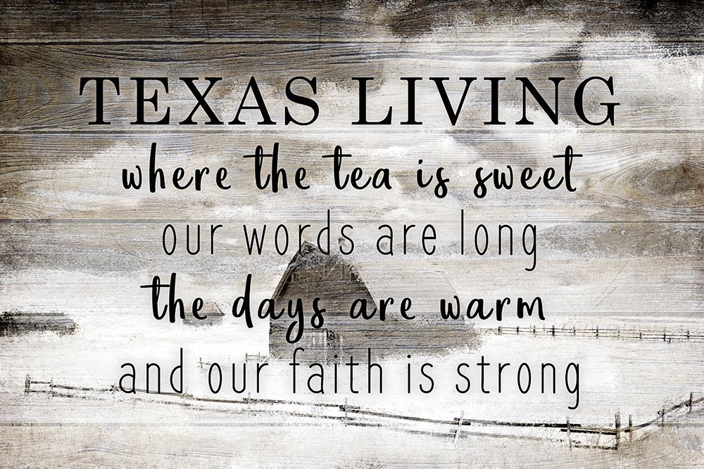 Texas Living art print by Kimberly Allen for $57.95 CAD