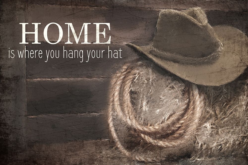 Hang Your Hat art print by Kimberly Allen for $57.95 CAD