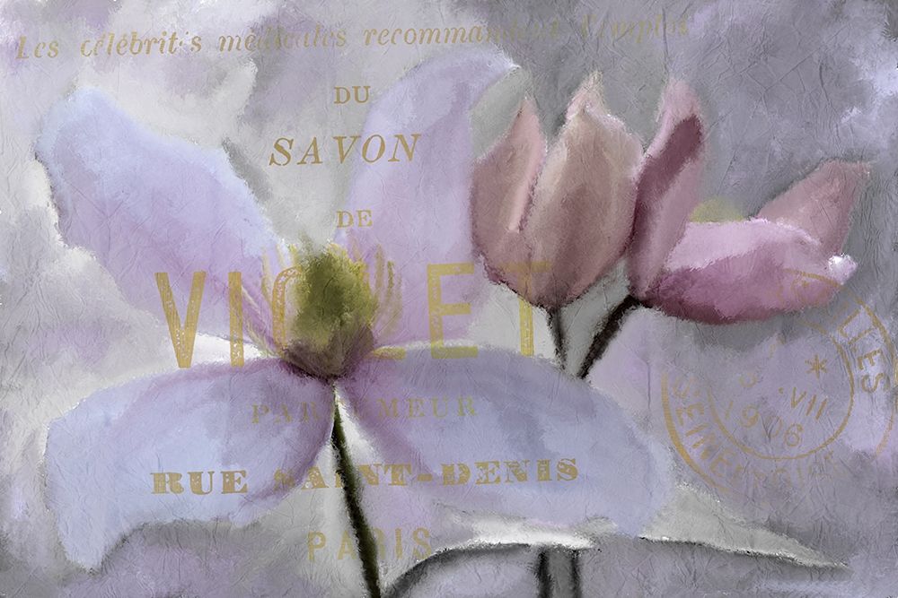Violet Paris art print by Kimberly Allen for $57.95 CAD