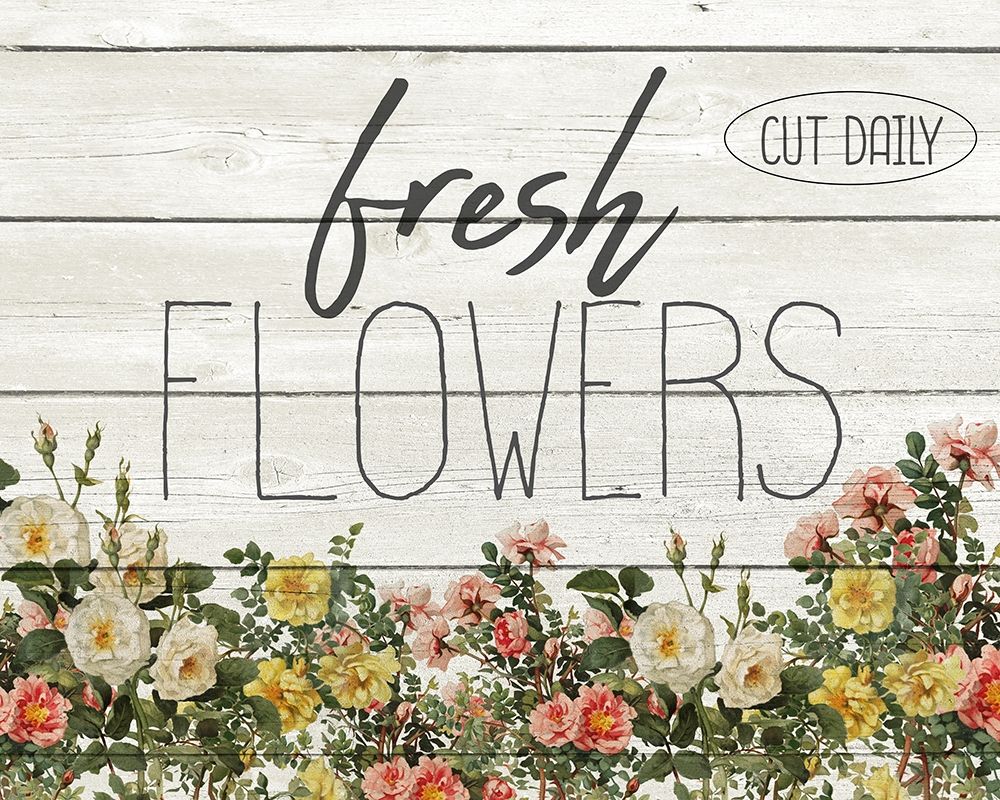 Fresh Flowers art print by Kimberly Allen for $57.95 CAD