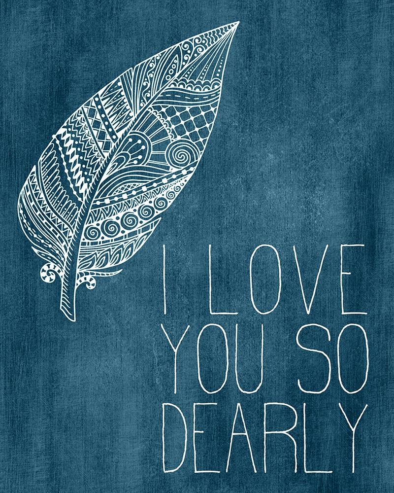 I Love you Dearly art print by Kimberly Allen for $57.95 CAD