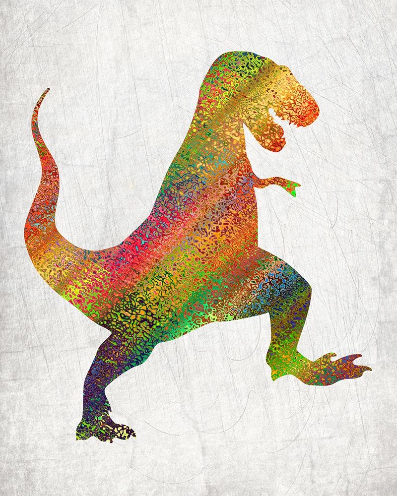 Bright Dino 1 art print by Kimberly Allen for $57.95 CAD