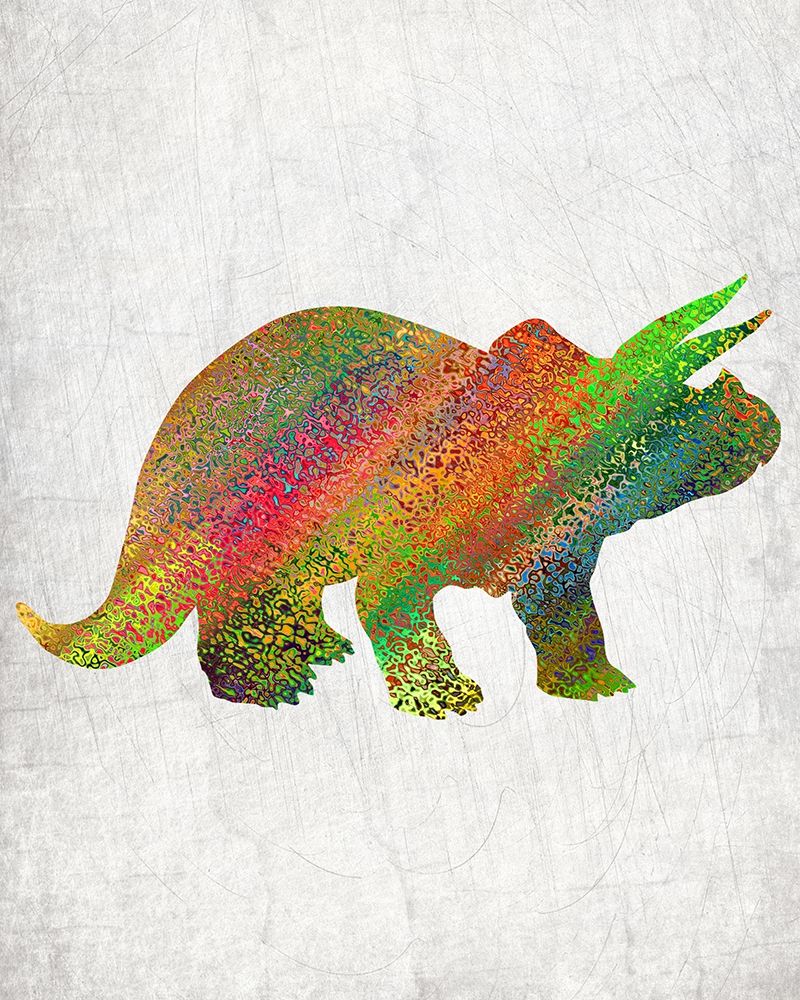 Bright Dino 3 art print by Kimberly Allen for $57.95 CAD