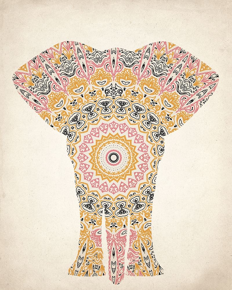 Mandala Elephant 2 art print by Kimberly Allen for $57.95 CAD