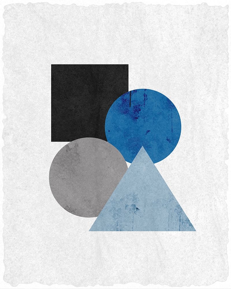 Blue Shapes 2 art print by Kimberly Allen for $57.95 CAD