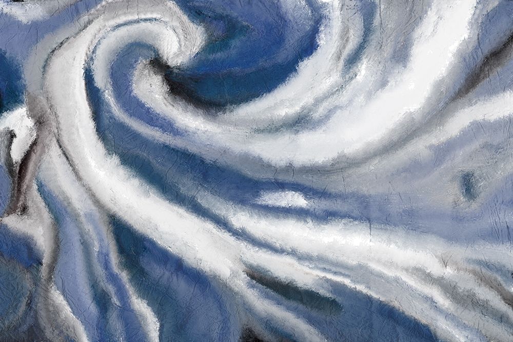 Indigo Swirl art print by Kimberly Allen for $57.95 CAD