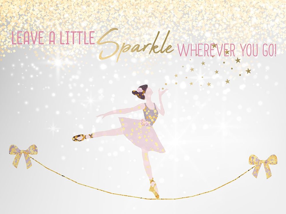 Leave a LIttle Sparkle v1 art print by Kimberly Allen for $57.95 CAD