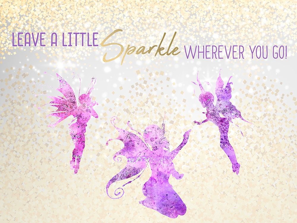 Leave a LIttle Sparkle v3 art print by Kimberly Allen for $57.95 CAD