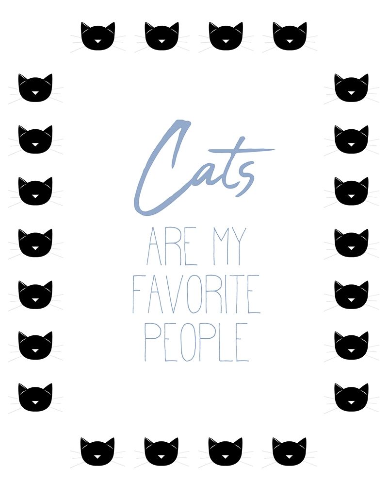 Cats Are My Favorite V2 art print by Kimberly Allen for $57.95 CAD