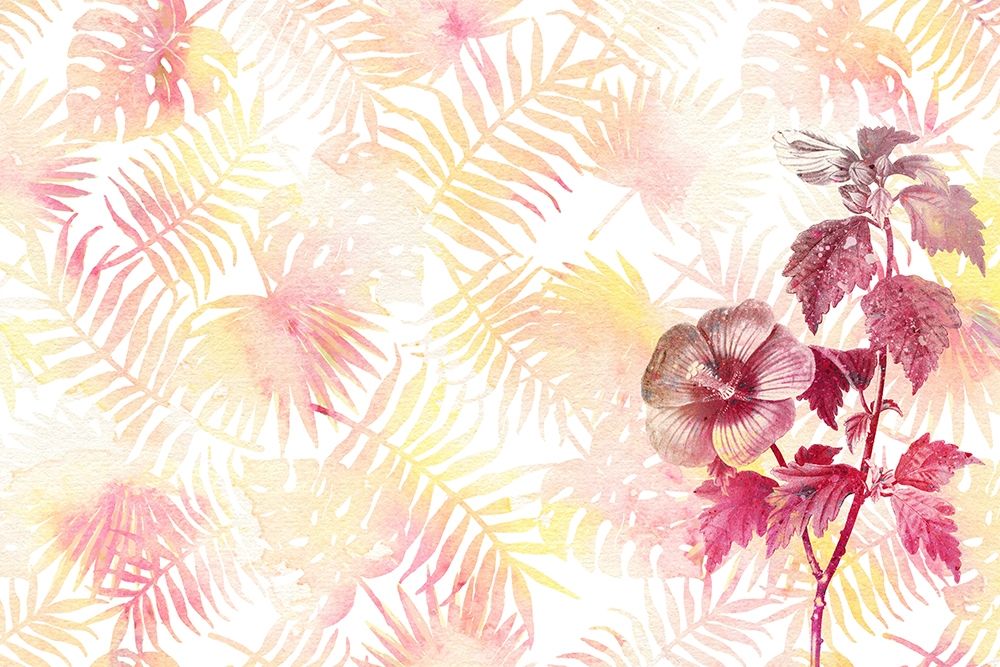 Hibiscus Palms art print by Kimberly Allen for $57.95 CAD