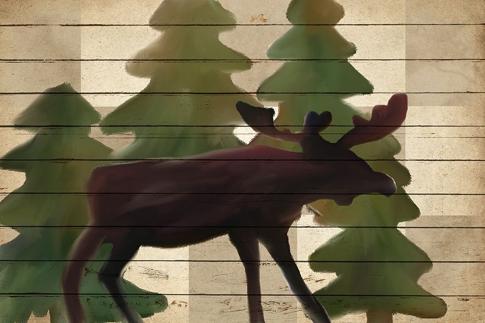 Moose Lodge art print by Kimberly Allen for $57.95 CAD