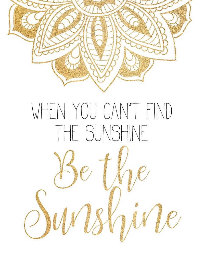 Be The Sunshine art print by Kimberly Allen for $57.95 CAD