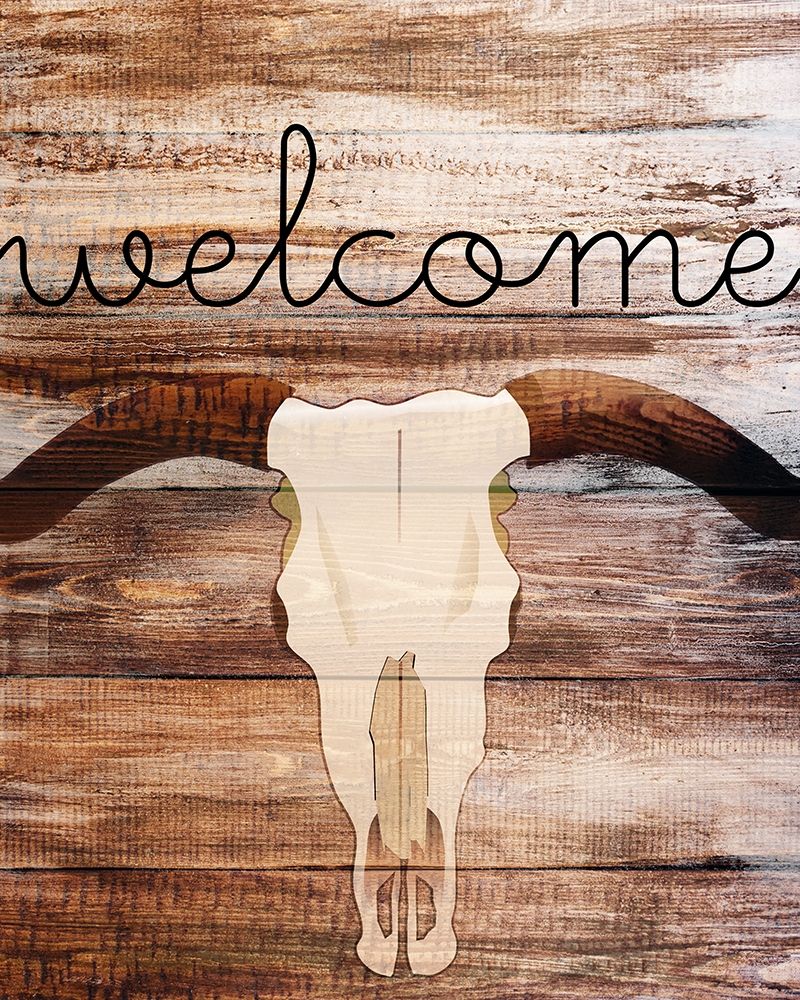 Longhorn Welcome art print by Kimberly Allen for $57.95 CAD