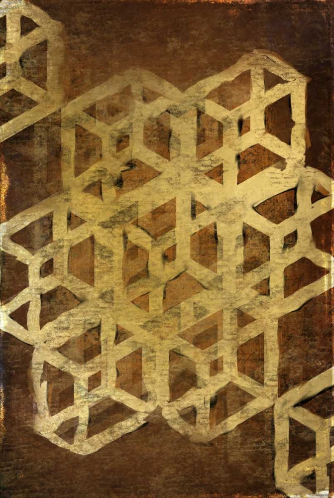 Geo Gold 1 art print by Kimberly Allen for $57.95 CAD