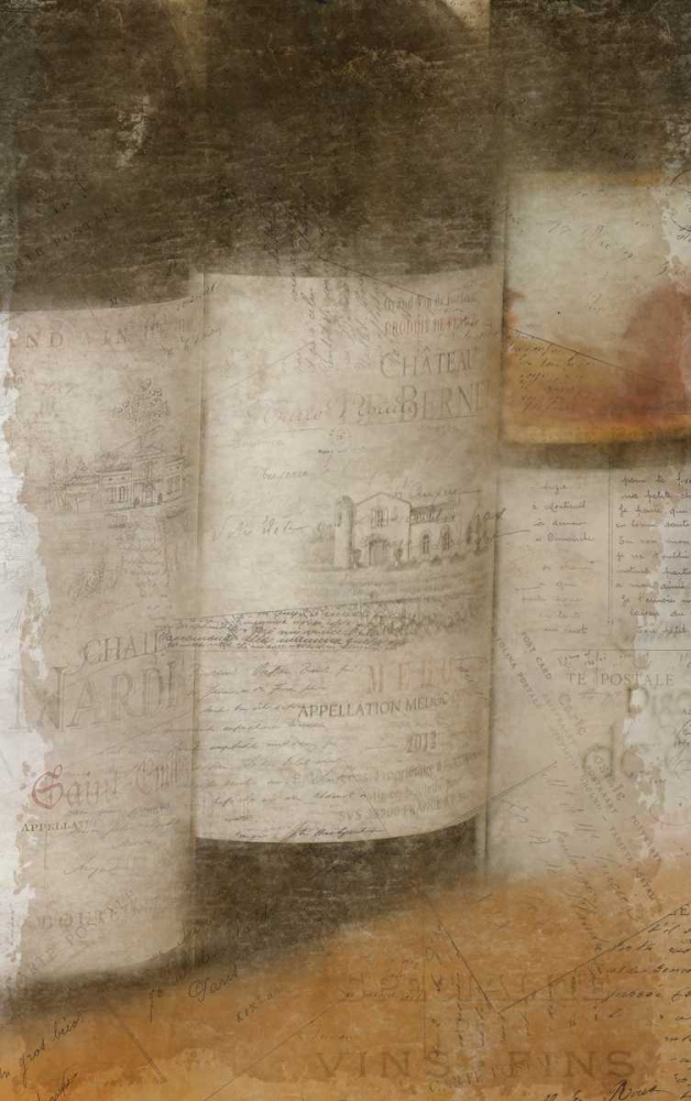 Vintage Wine 2 art print by Kimberly Allen for $57.95 CAD