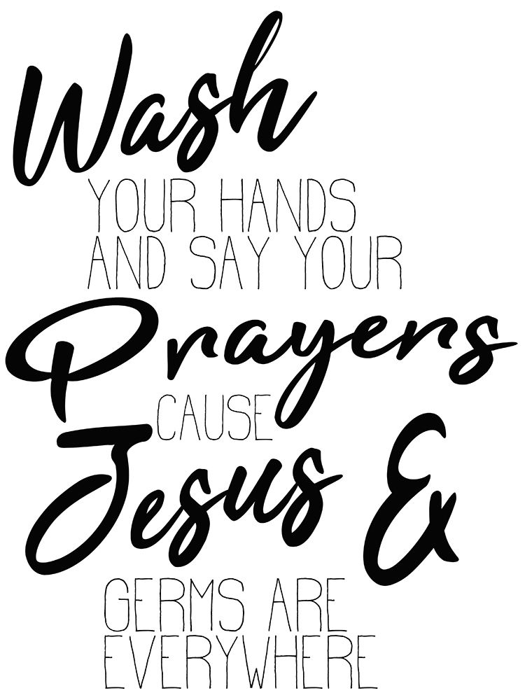 Jesus and Germs art print by Kimberly Allen for $57.95 CAD