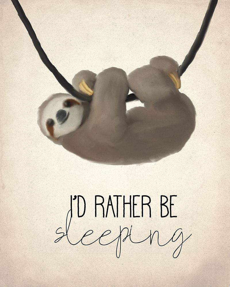 Sleeping art print by Kimberly Allen for $57.95 CAD