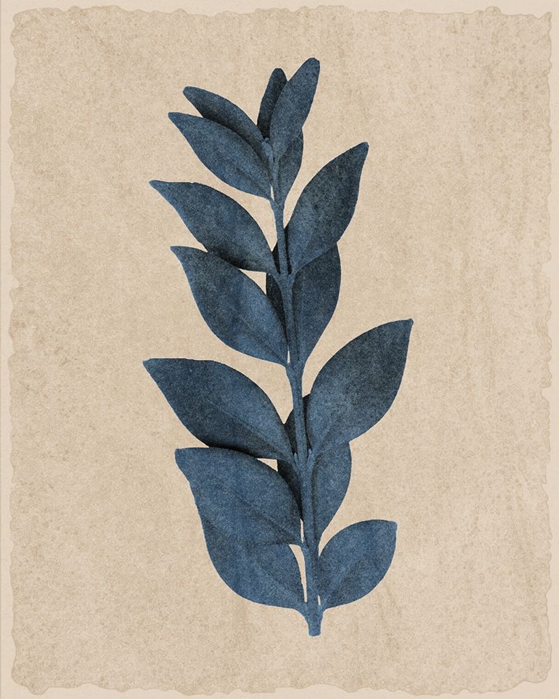 Blue Leaf Print 1 art print by Kimberly Allen for $57.95 CAD