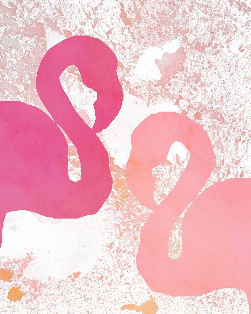 Flamingos 2 art print by Kimberly Allen for $57.95 CAD