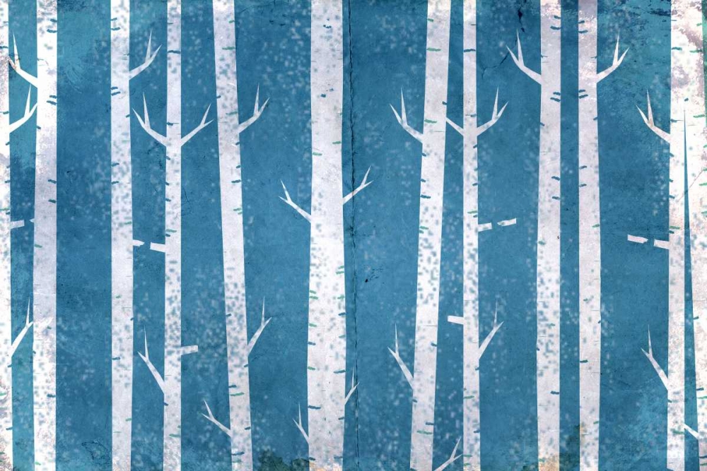 Blue In the Birches art print by Kimberly Allen for $57.95 CAD