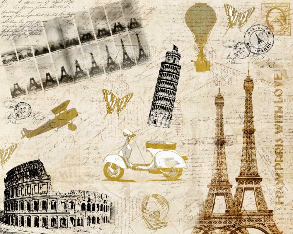 Lets Travel art print by Kimberly Allen for $57.95 CAD