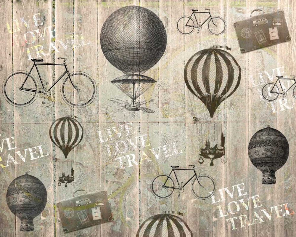 Live Love Travel art print by Kimberly Allen for $57.95 CAD