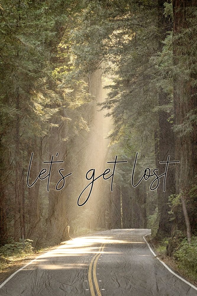 Lets Get Lost art print by Kimberly Allen for $57.95 CAD