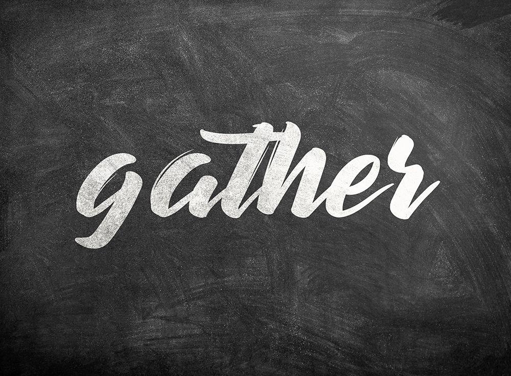 Chalkboard Gather art print by Kimberly Allen for $57.95 CAD