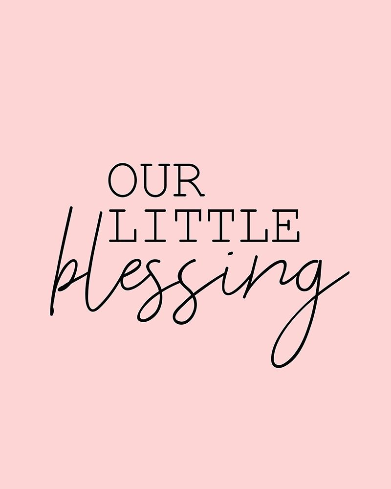Our Little Blessing Pink art print by Kimberly Allen for $57.95 CAD