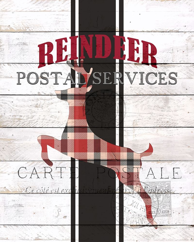 Reindeer Postal Service art print by Kimberly Allen for $57.95 CAD