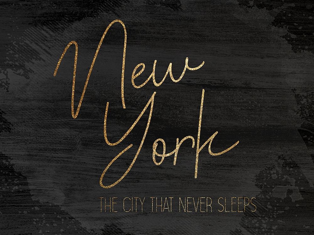 NYC Gold 2 art print by Kimberly Allen for $57.95 CAD