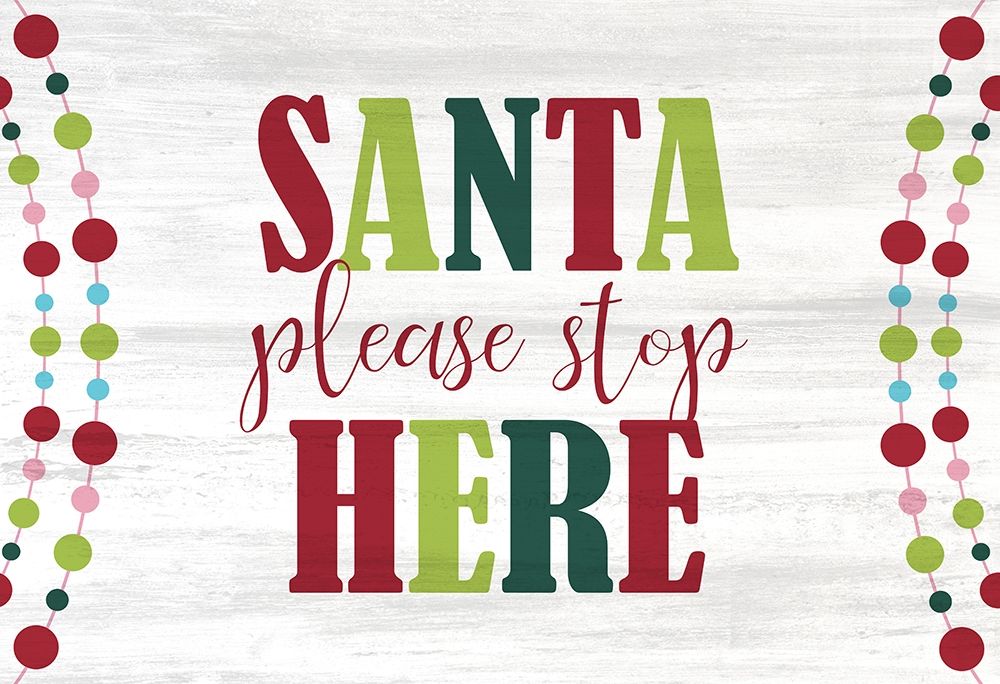 Santa Please art print by Kimberly Allen for $57.95 CAD