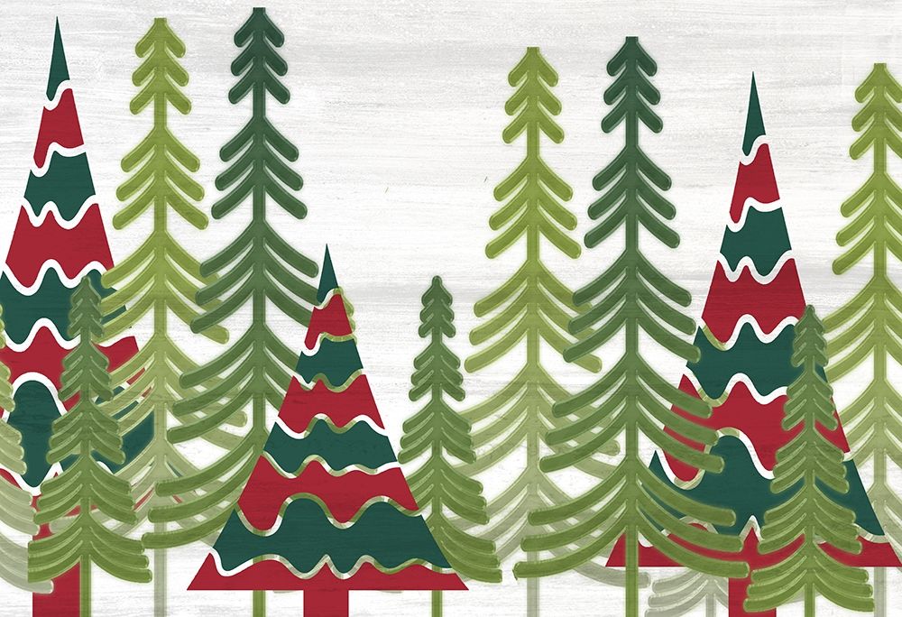 Christmas Trees art print by Kimberly Allen for $57.95 CAD