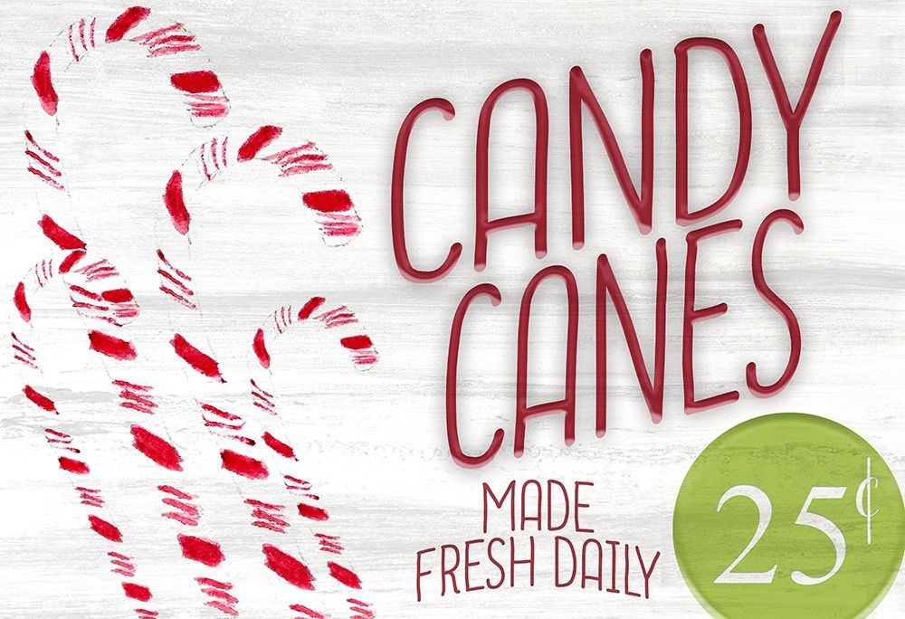 Fresh Candy Canes art print by Kimberly Allen for $57.95 CAD
