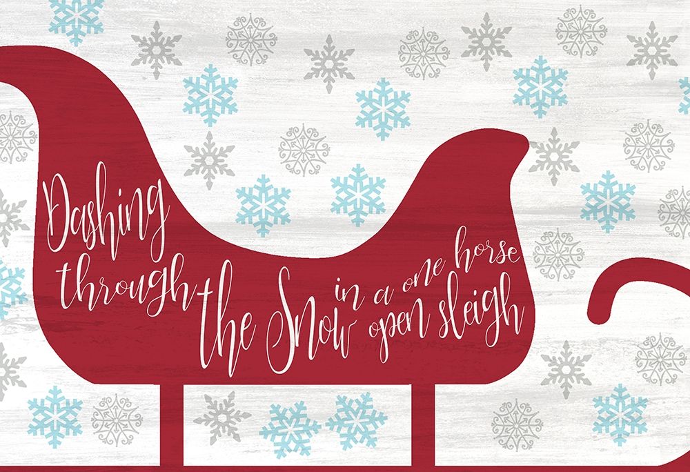 Sleigh Dashing art print by Kimberly Allen for $57.95 CAD