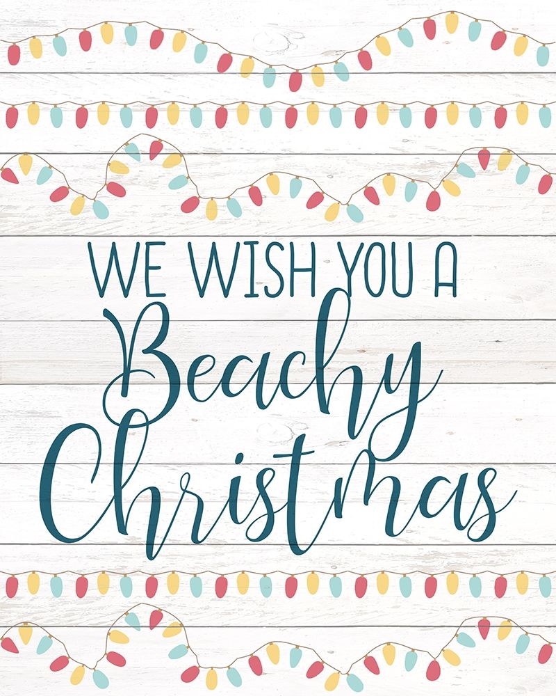 Beachy Christmas art print by Kimberly Allen for $57.95 CAD