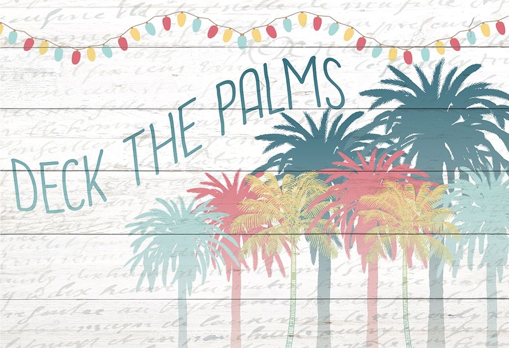 Deck the Palms art print by Kimberly Allen for $57.95 CAD