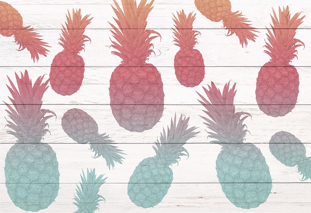 Pinneapple Ombre art print by Kimberly Allen for $57.95 CAD