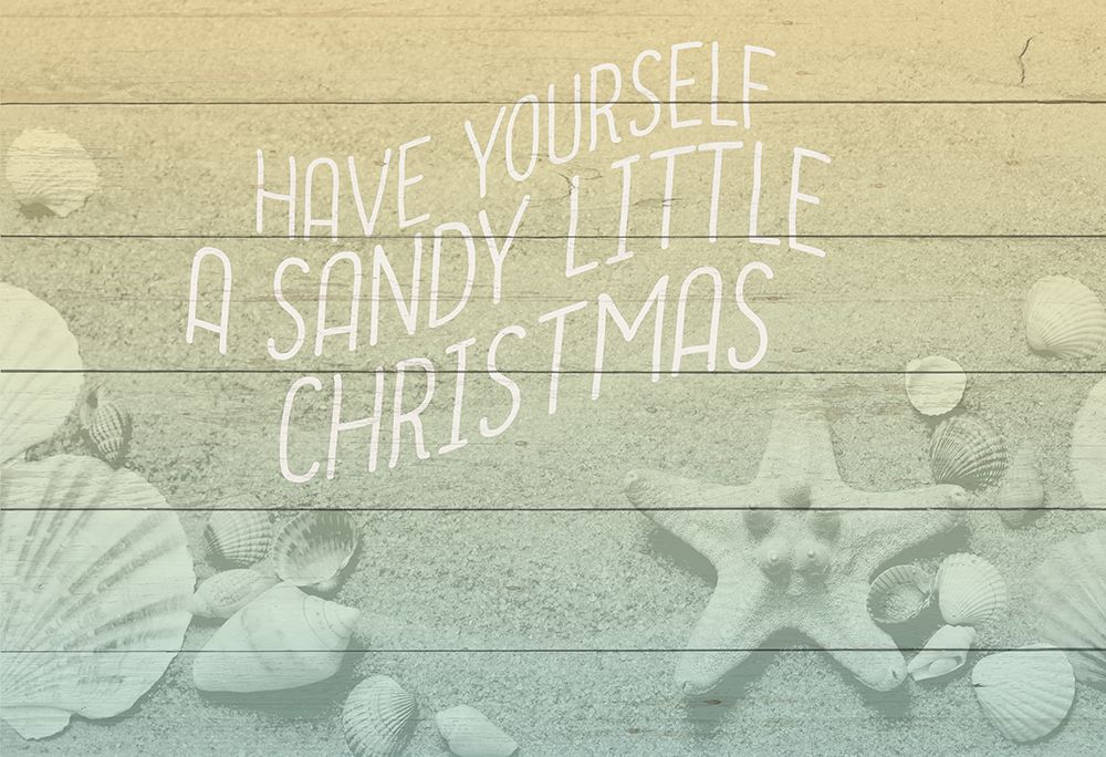 Sandy Christmas art print by Kimberly Allen for $57.95 CAD