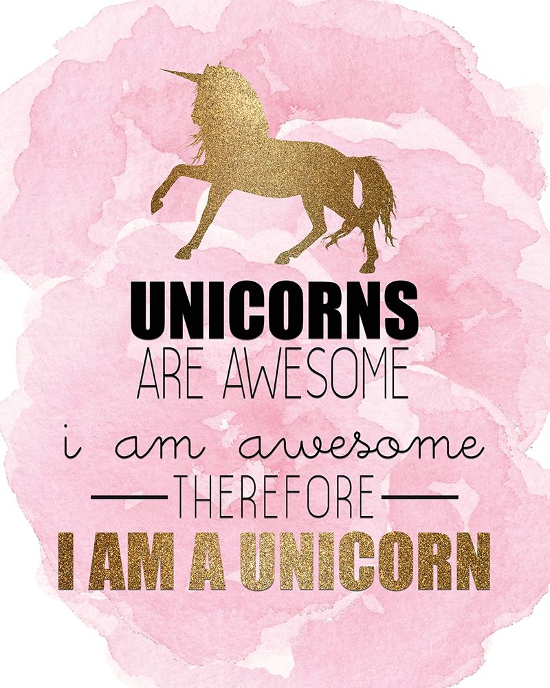 Therefore I Am A Unicorn art print by Kimberly Allen for $57.95 CAD