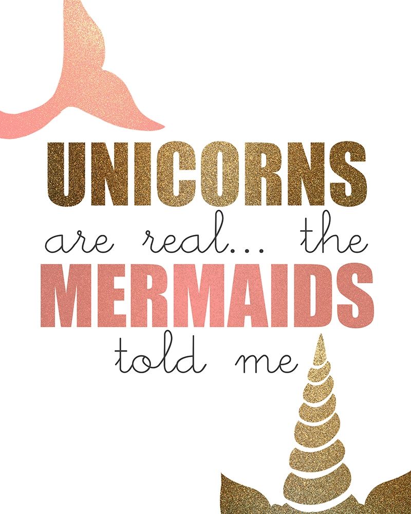 Unicorns and Mermaids art print by Kimberly Allen for $57.95 CAD